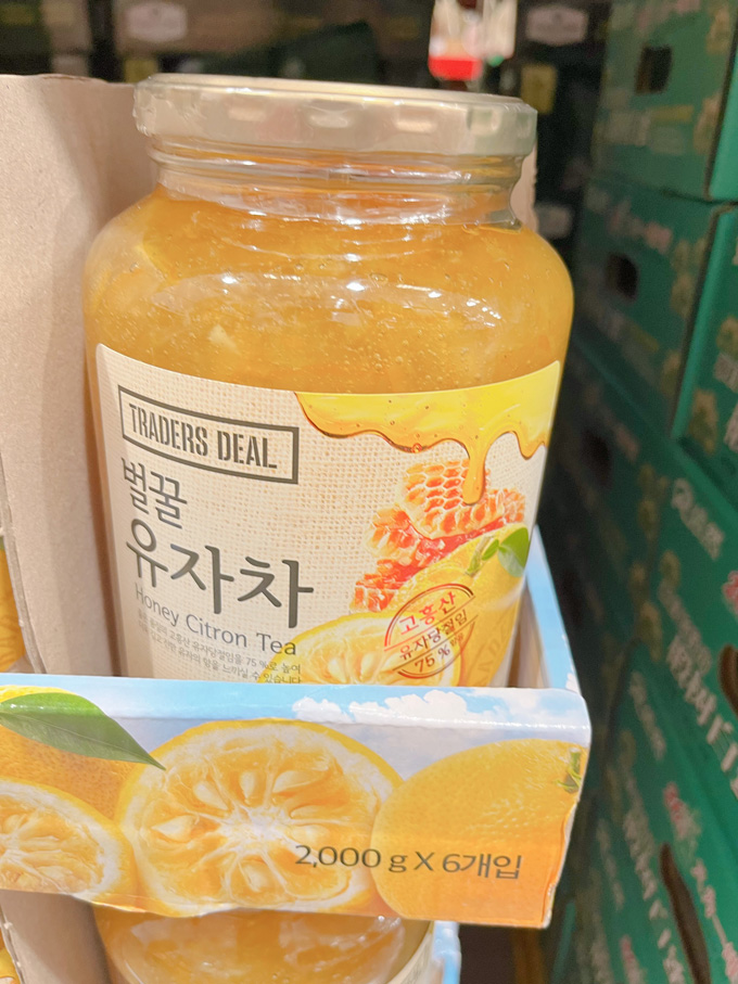 山姆蜂蜜柚子茶实拍图
